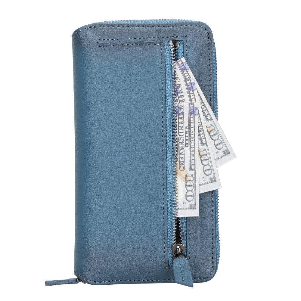 Detachable Leather Zipper Wallet Cases for Apple iPhone 13 Series