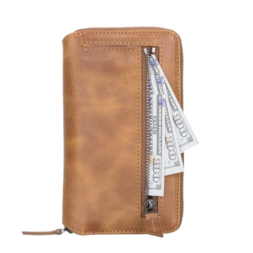 Detachable Leather Zipper Wallet Cases for Apple iPhone 13 Series